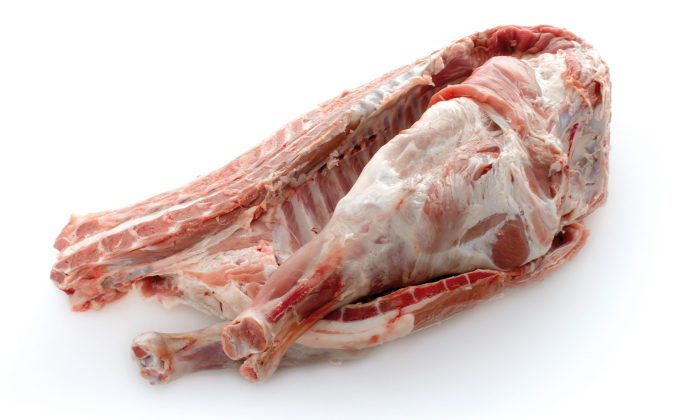 half lamb cut